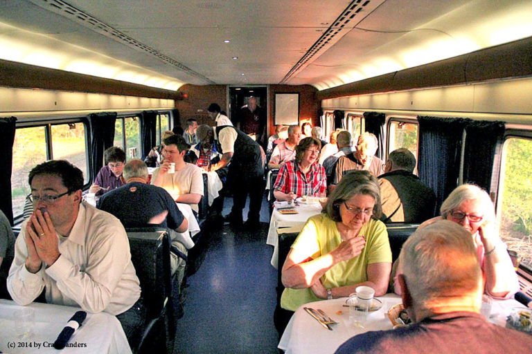 Repetitive Dining on Amtrak.